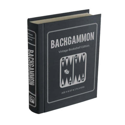 Classic Backgammon Set – A Timeless Strategy Game for All Ages-Book Shelf Game
