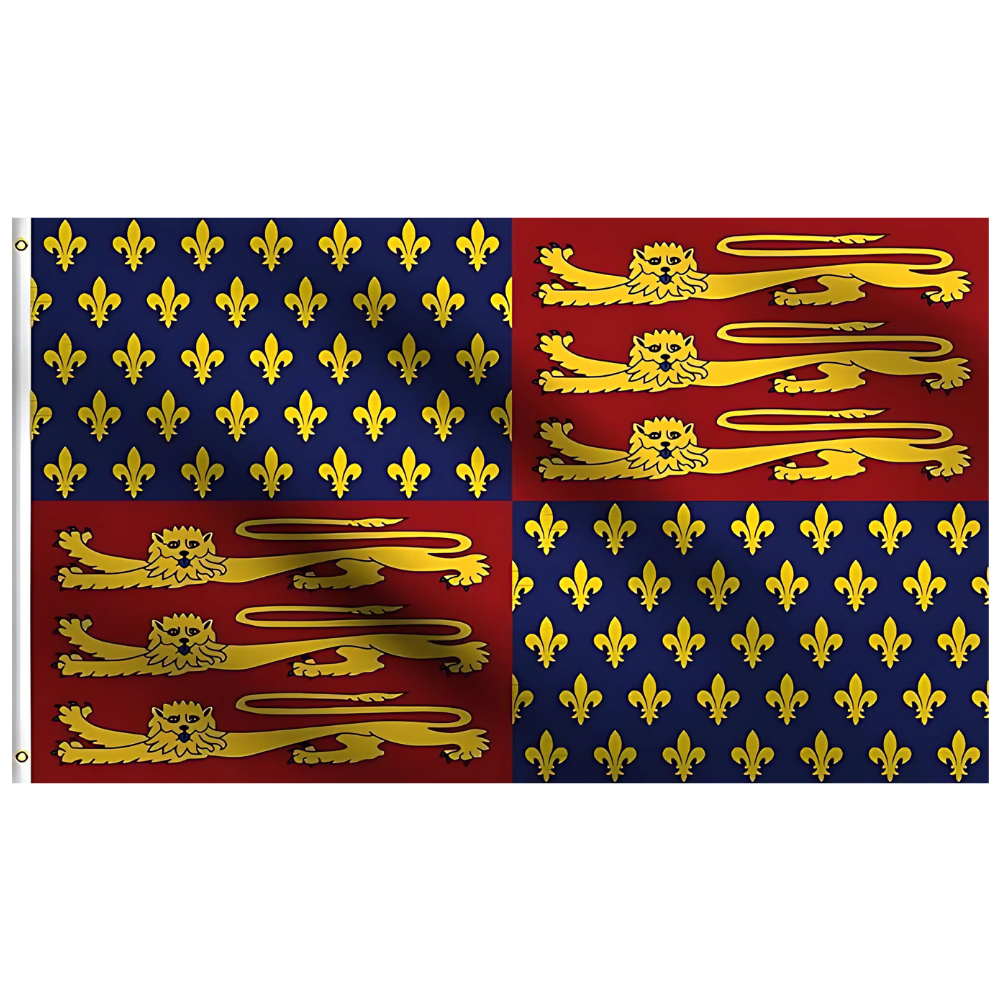 King Edward III Themed Historical Kingdom Of England Flag-Globe Flags