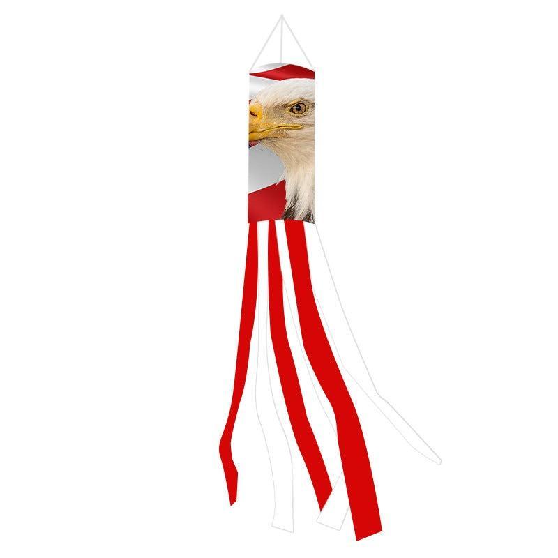 July 4th Windpipe Decoration-Globe Flags