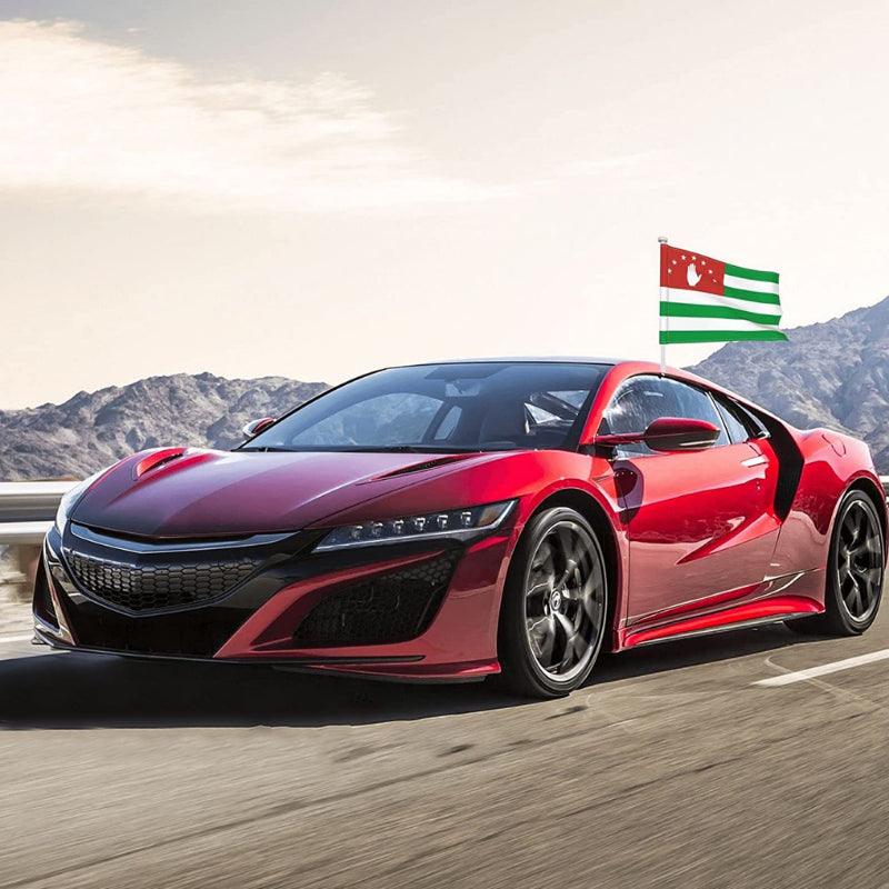 Abkhazia Car Window Flag-Globe Flags