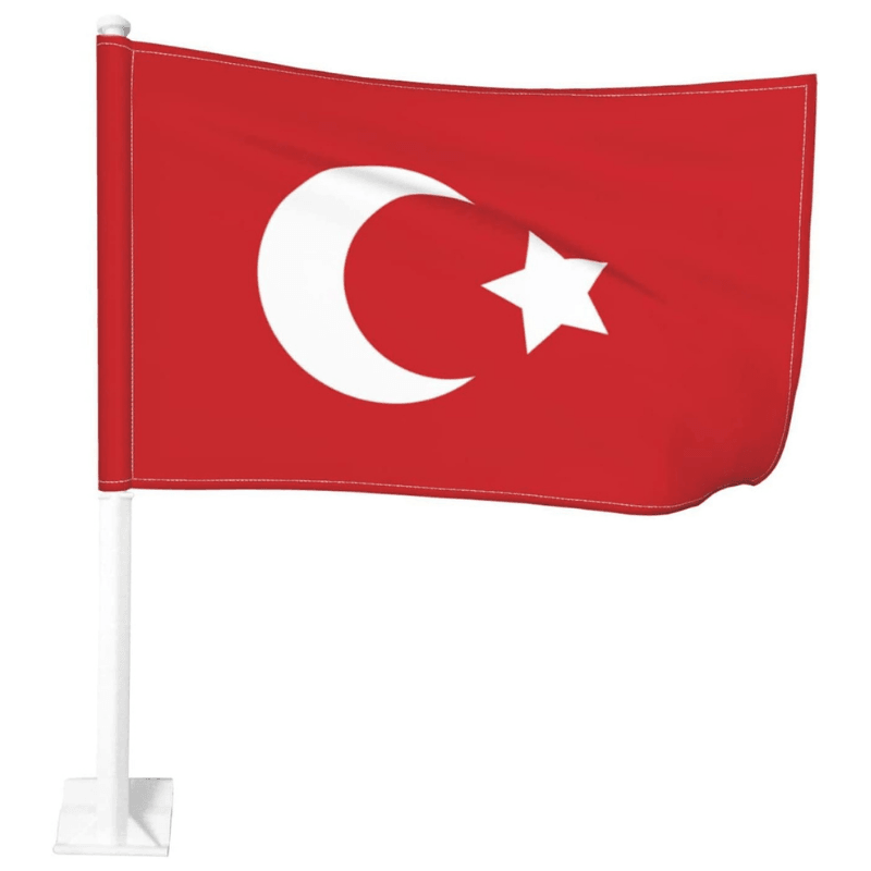 Turkey Flag Car Mount Accessory For Lasting Outdoor Use-Globe Flags