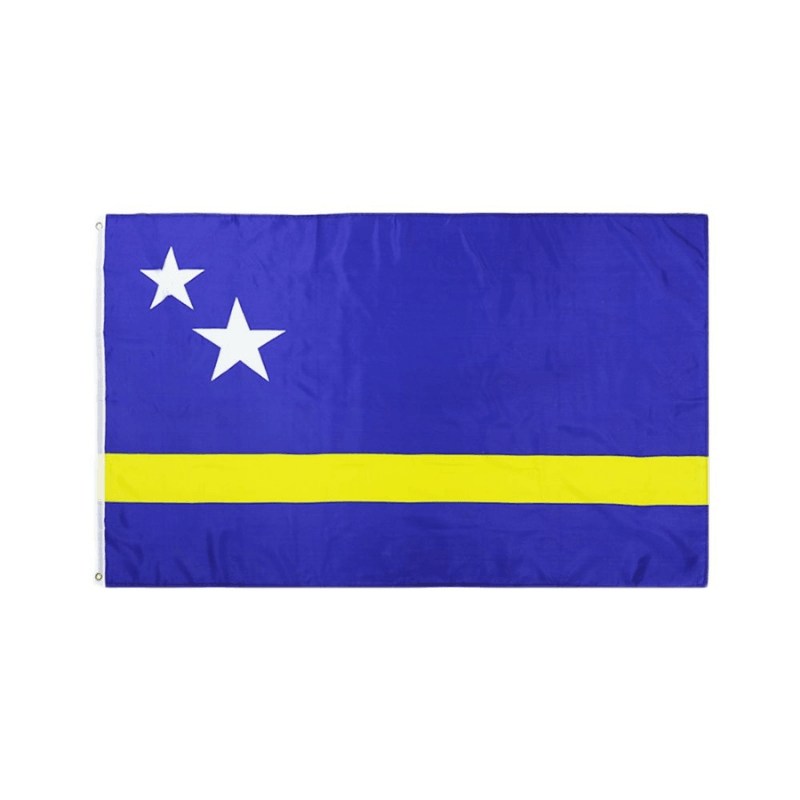 Curaçao Flag Durable Polyester National Flag for Outdoor Use-Globe Flags