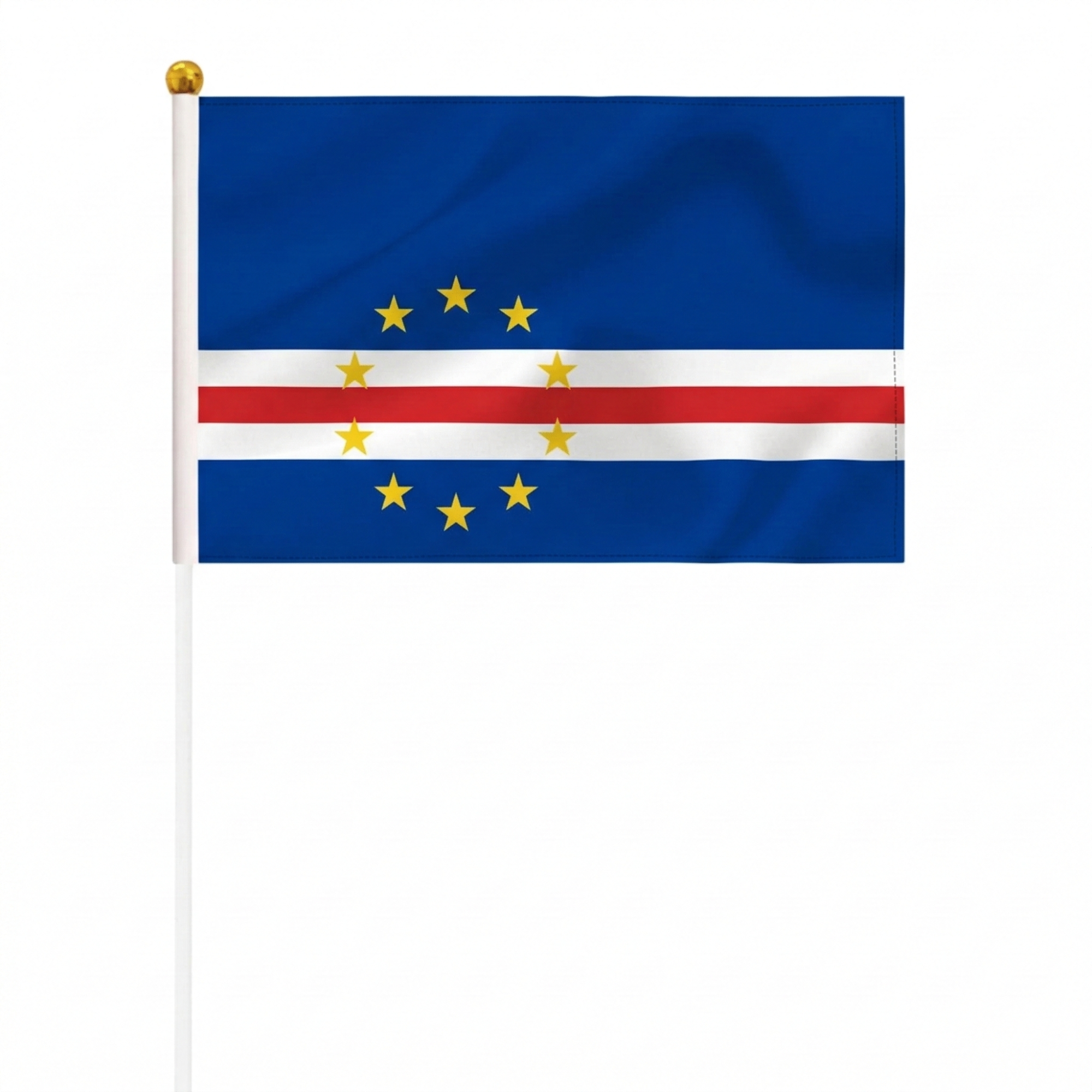 10 Pieces Of Official FIFA 2026 Cape Verde Mini Flags