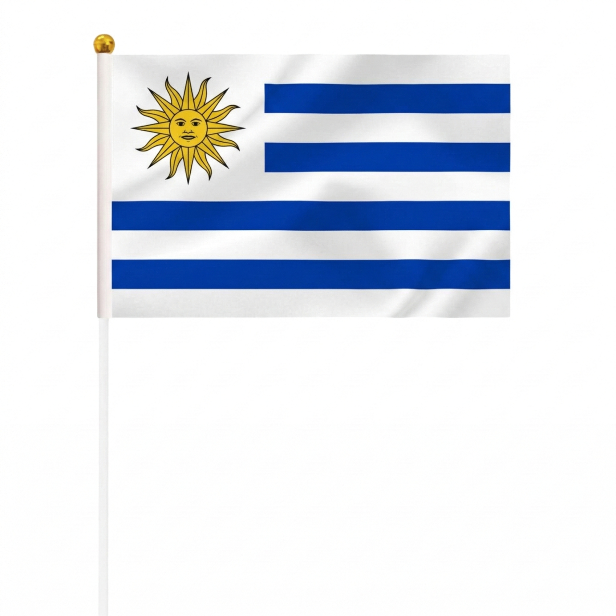 10 Pieces Of Official FIFA 2026 Uruguay Mini Flags