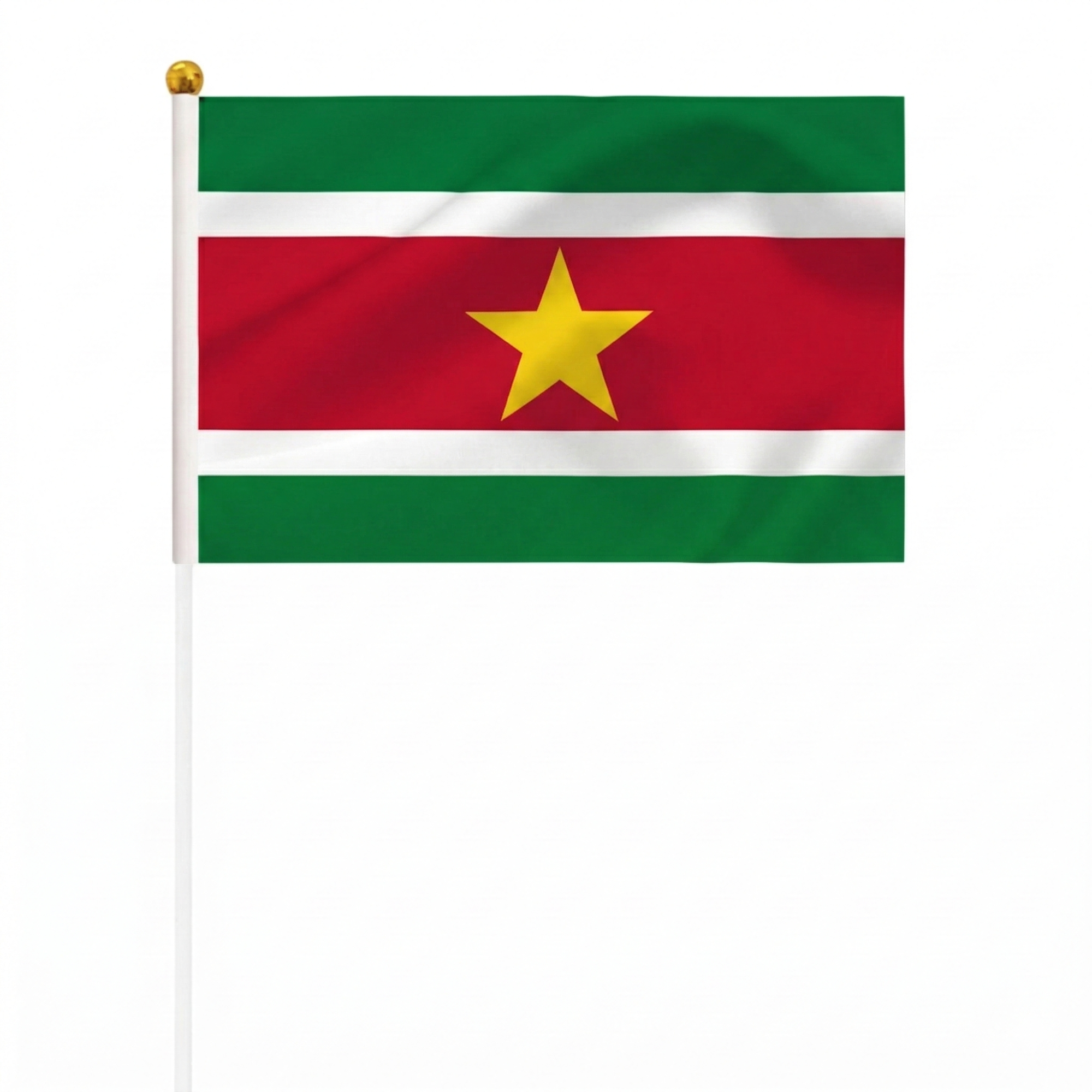 10 Pieces Of Official FIFA 2026 Suriname Mini Flags
