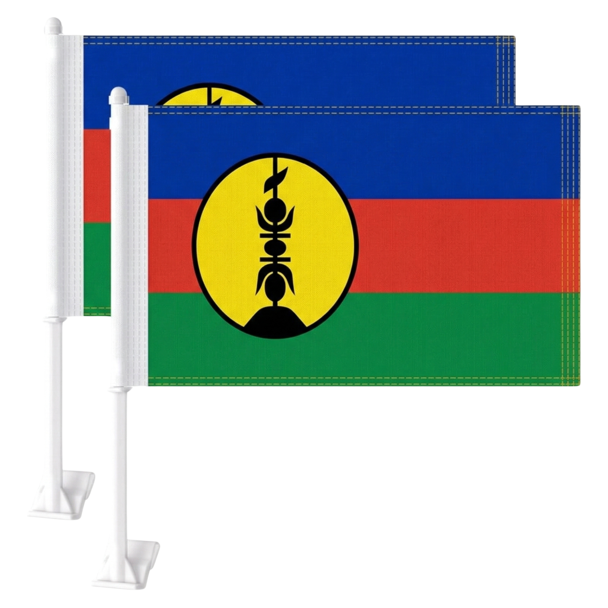 Official FIFA 2026 New Caledonia Car Flag