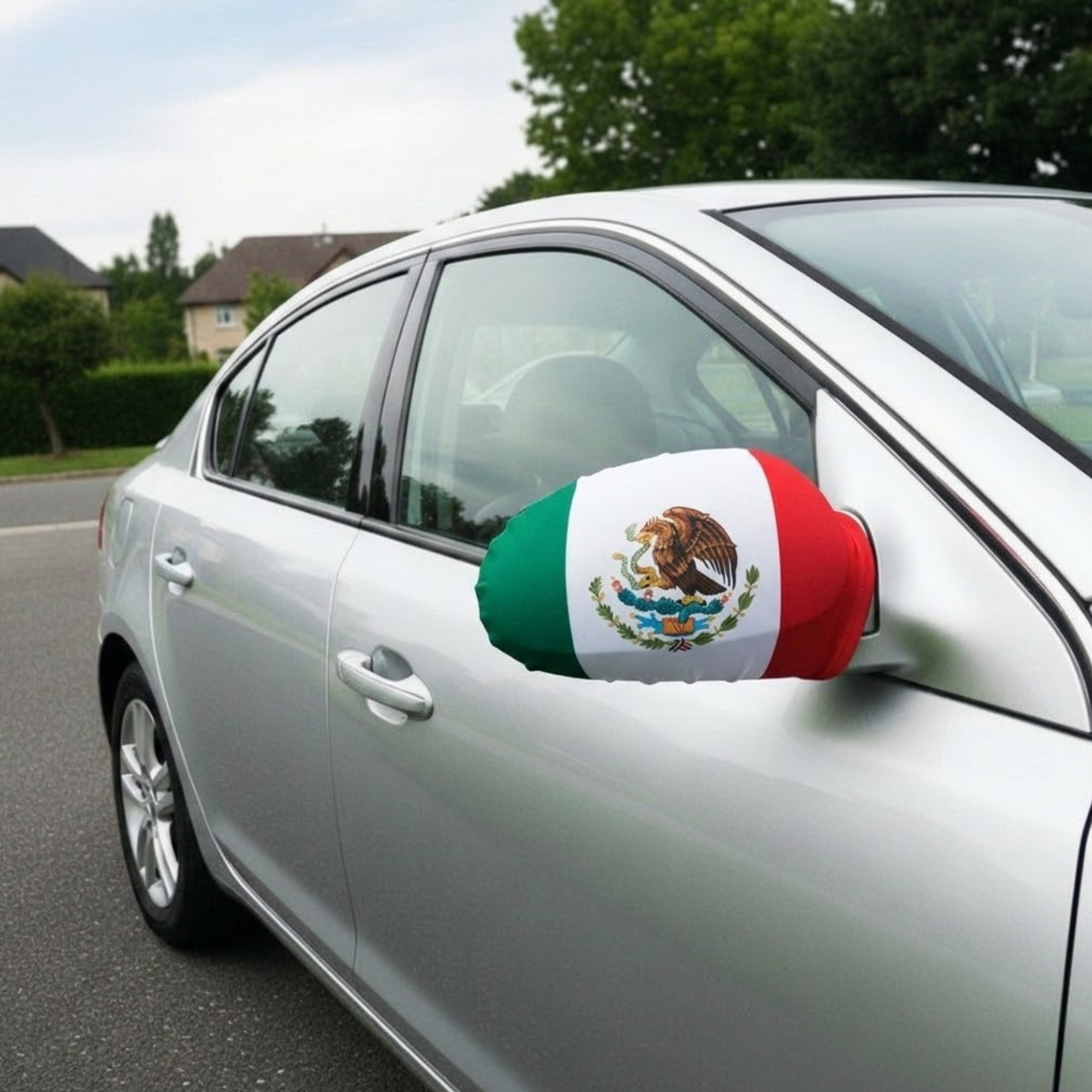 Official FIFA 2026 Mexico Car Mirror Flag - product view