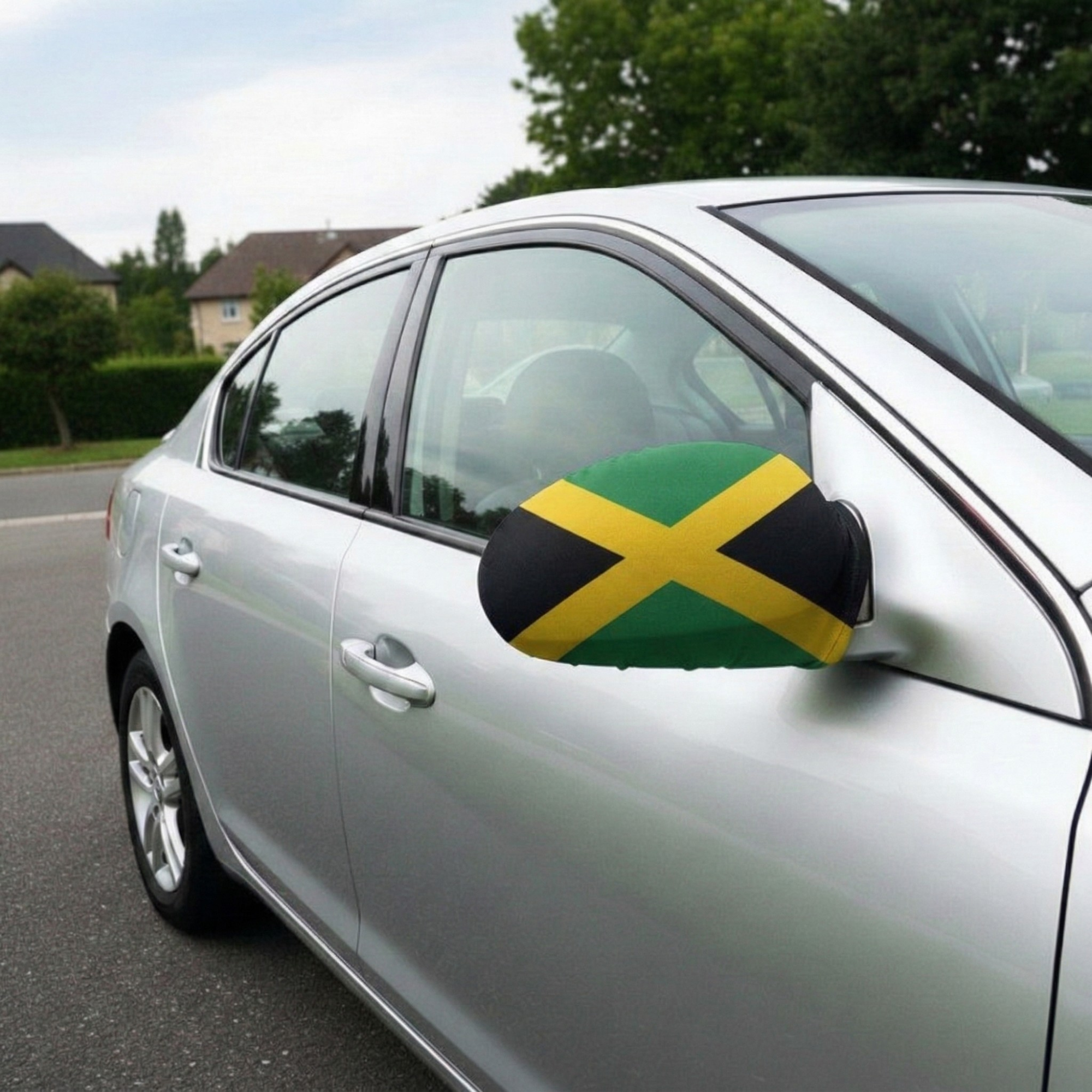 Official FIFA 2026 Jamaica Car Mirror Flag