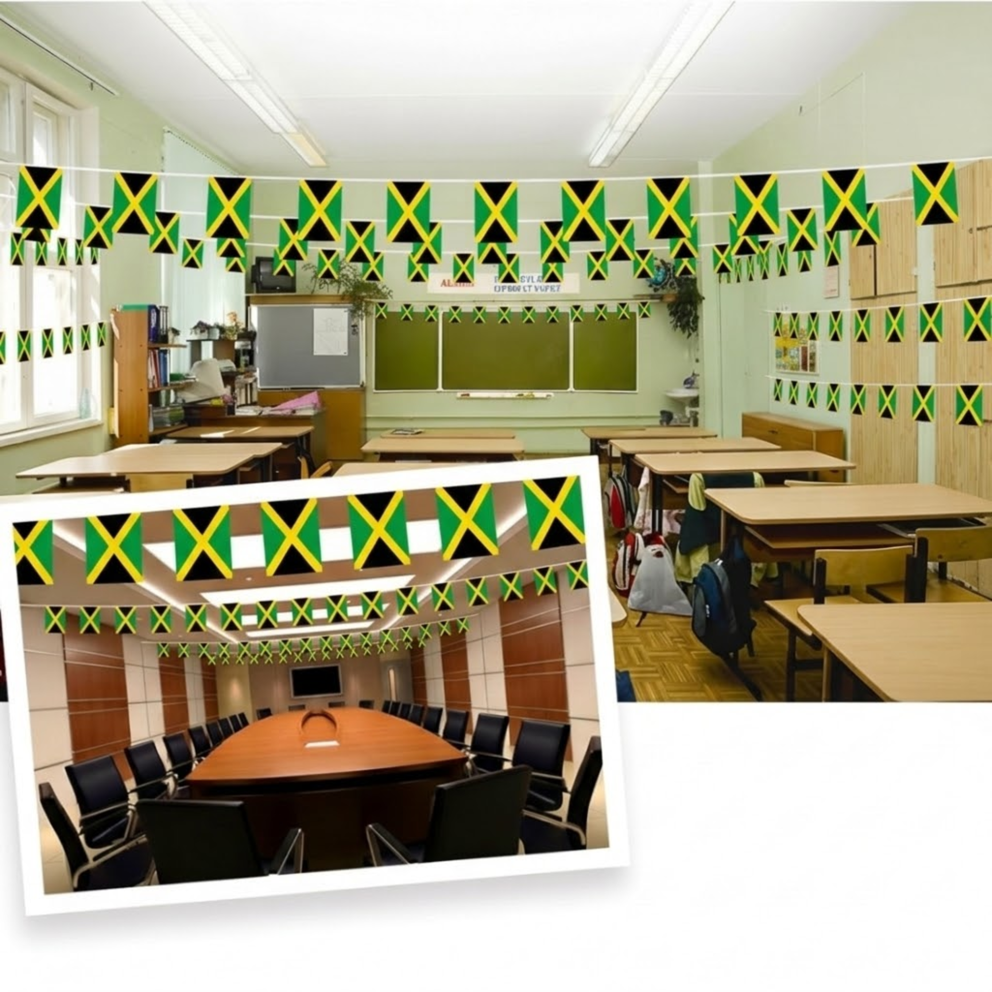 Official FIFA 2026 Jamaica Flag Banner