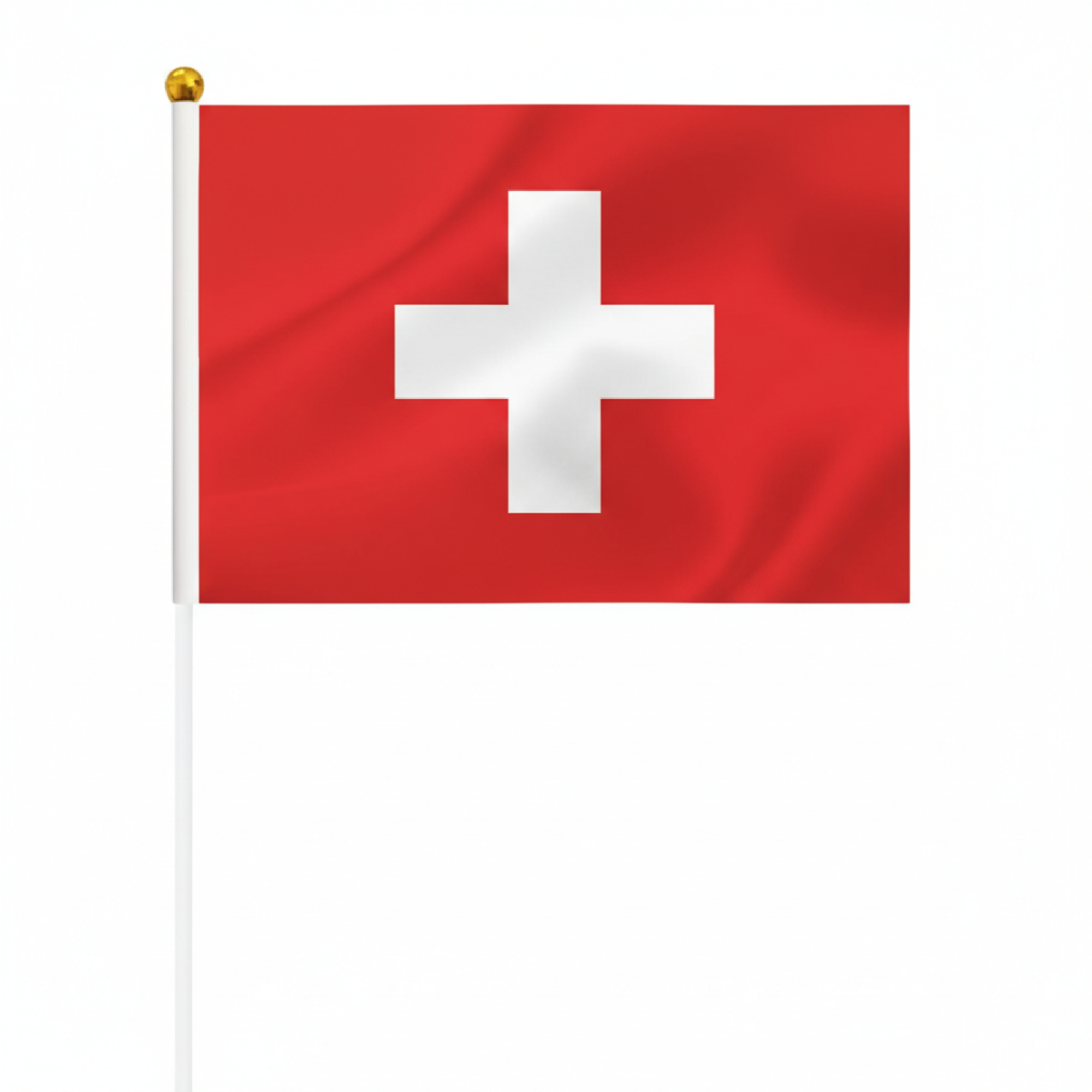 10 Pieces Of Official FIFA 2026 Switzerland Mini Flags