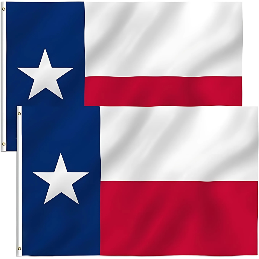 Fade Resistant Design Texas Flag-Globe Flags