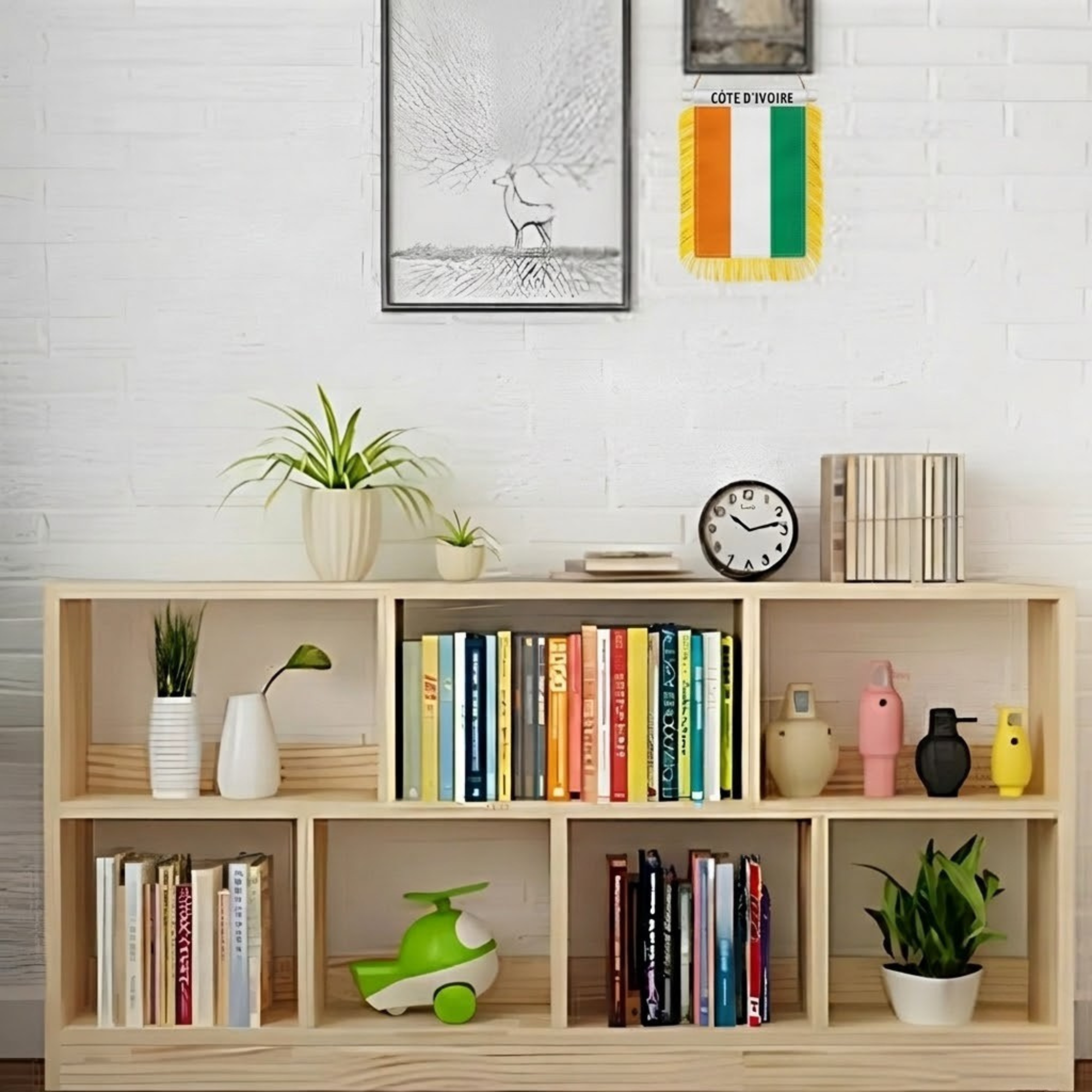 Official FIFA 2026 Côte d'Ivoire Car Window Mini Decorative Flag