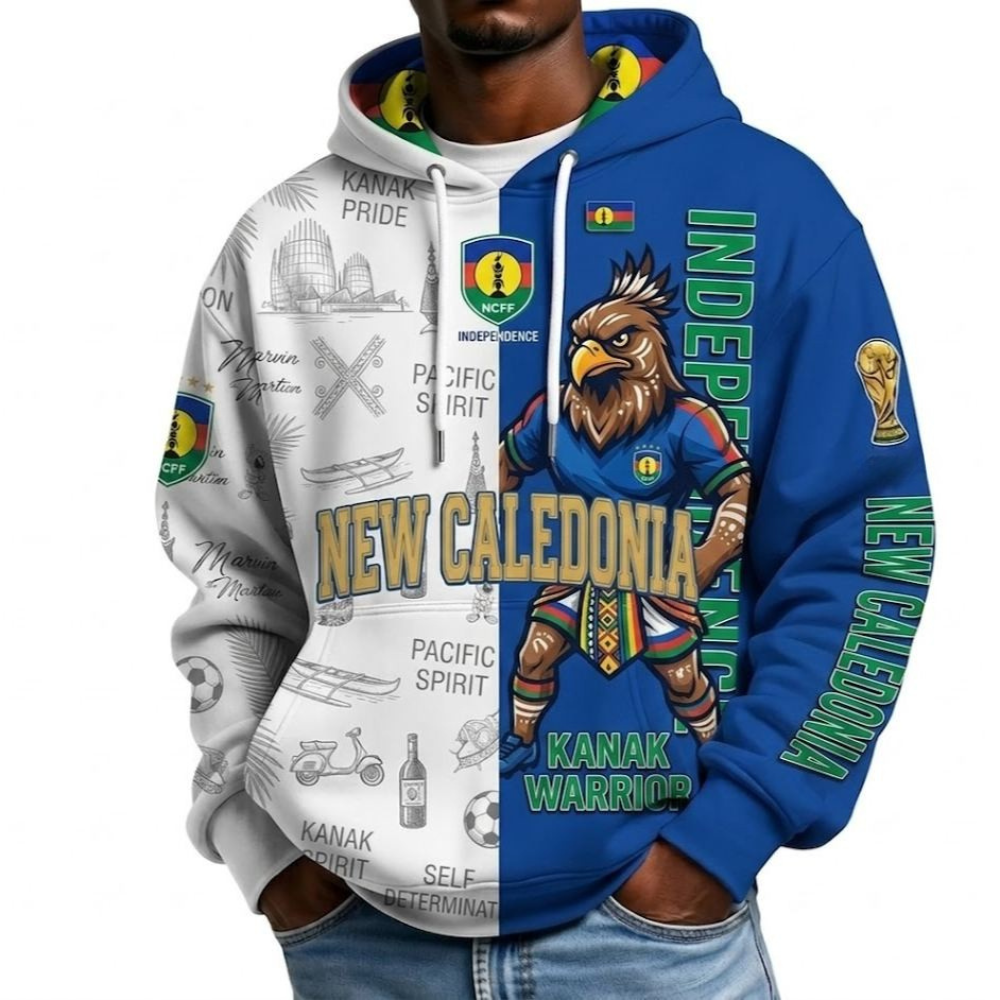 Caledonia Football Themed All Over Printed Hoodie