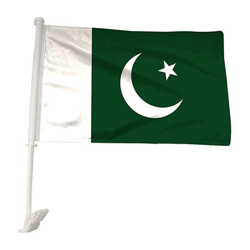 Pakistan Flag Car Mount Accessory For Long Lasting Window Display-Globe Flags