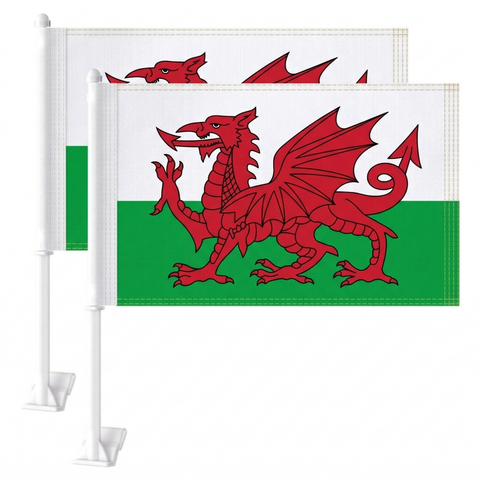 Official FIFA 2026 Wales Car Flag - product view