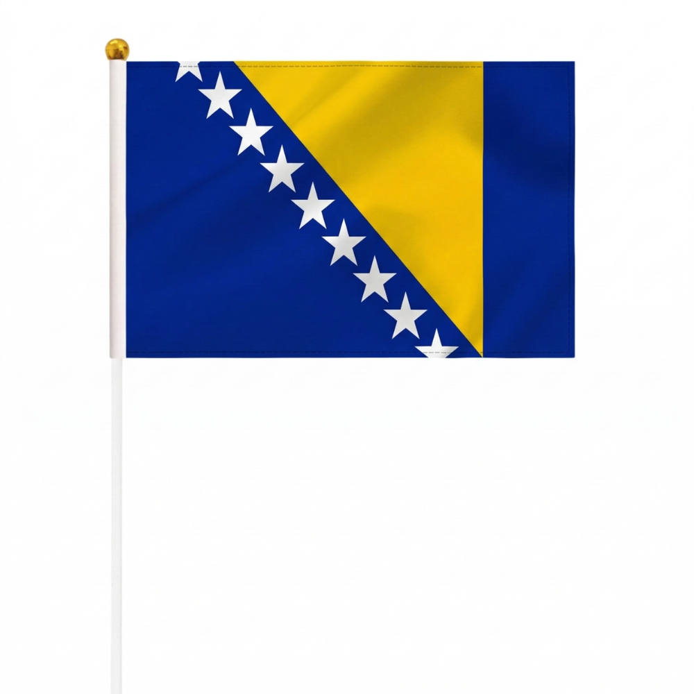 10 Pieces Of Official FIFA 2026 Bosnia and Herzegovina Mini Flags
