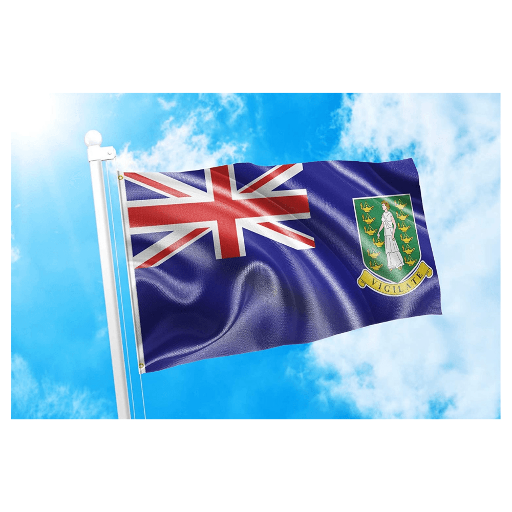 British Virgin Islands Flag-Globe Flags