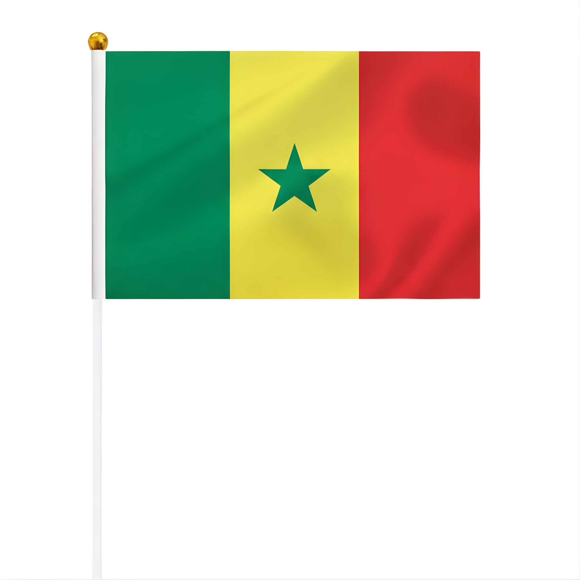 10 Pieces Of Official FIFA 2026 Senegal Mini Flags