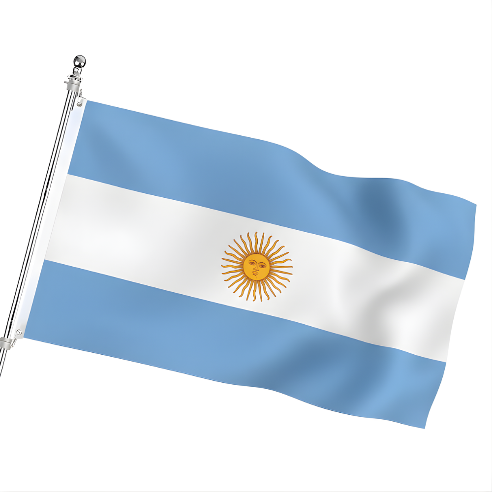 Official FIFA 2026 Argentina Flag