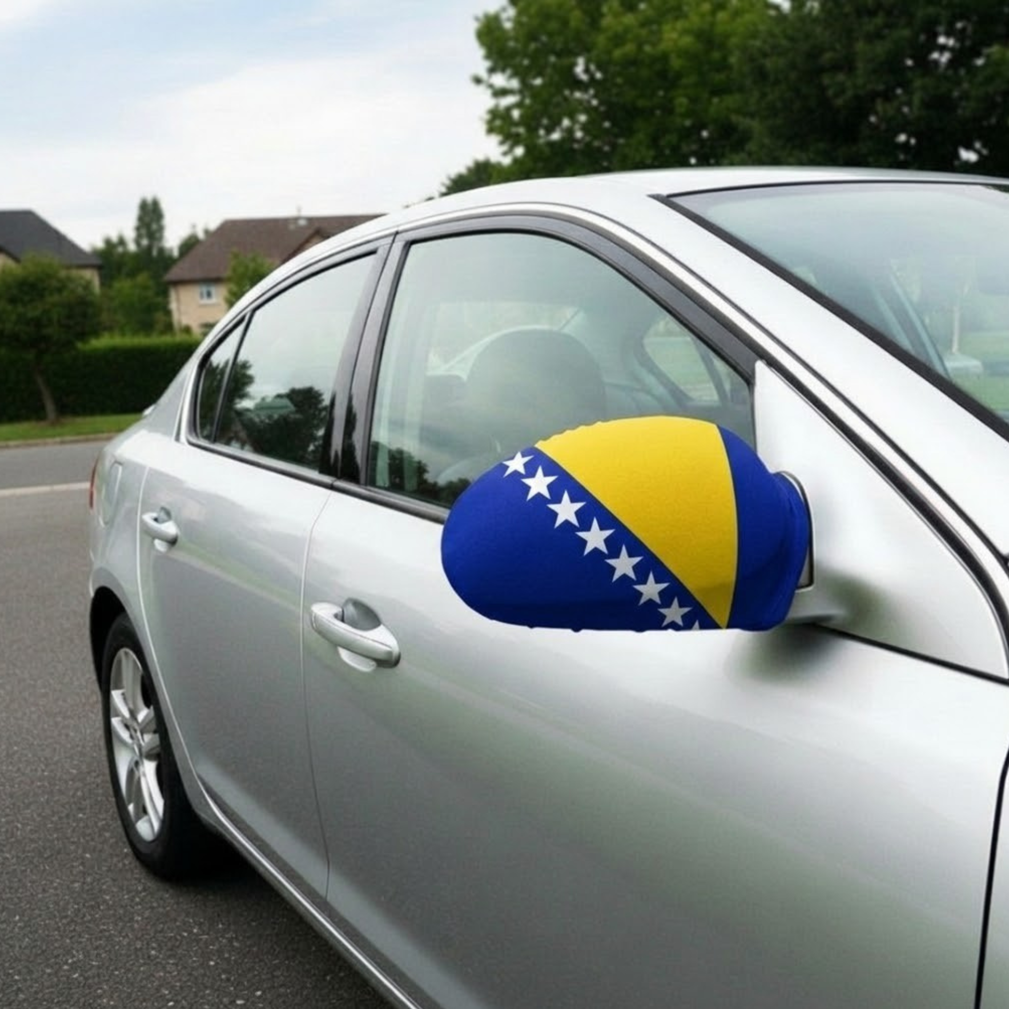 Official FIFA 2026 Bosnia and Herzegovina Car Mirror Flag