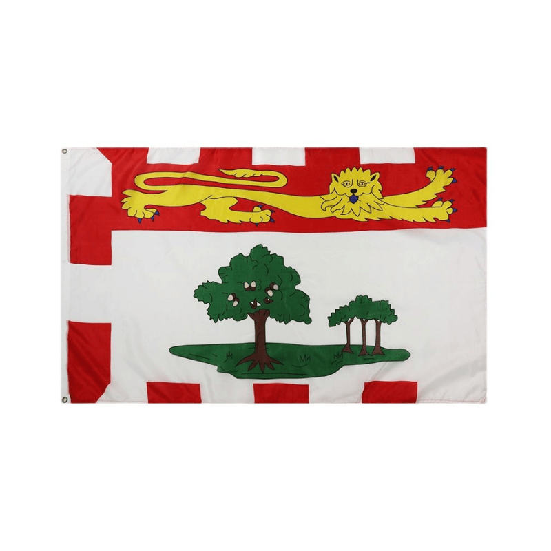 Prince Edward Island Flag - front view on white background