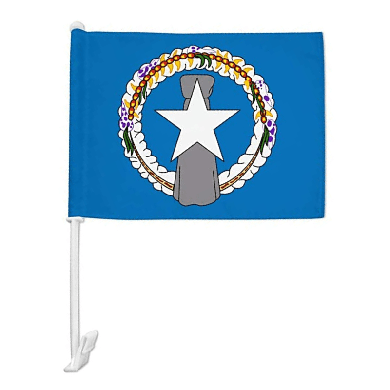 Northern Mariana Islands Flag Car Mount Accessory For Vehicles-Globe Flags