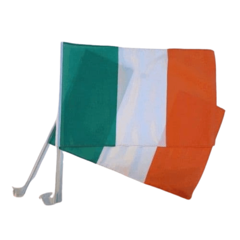 Ireland Car Window Mounted Flag-Globe Flags