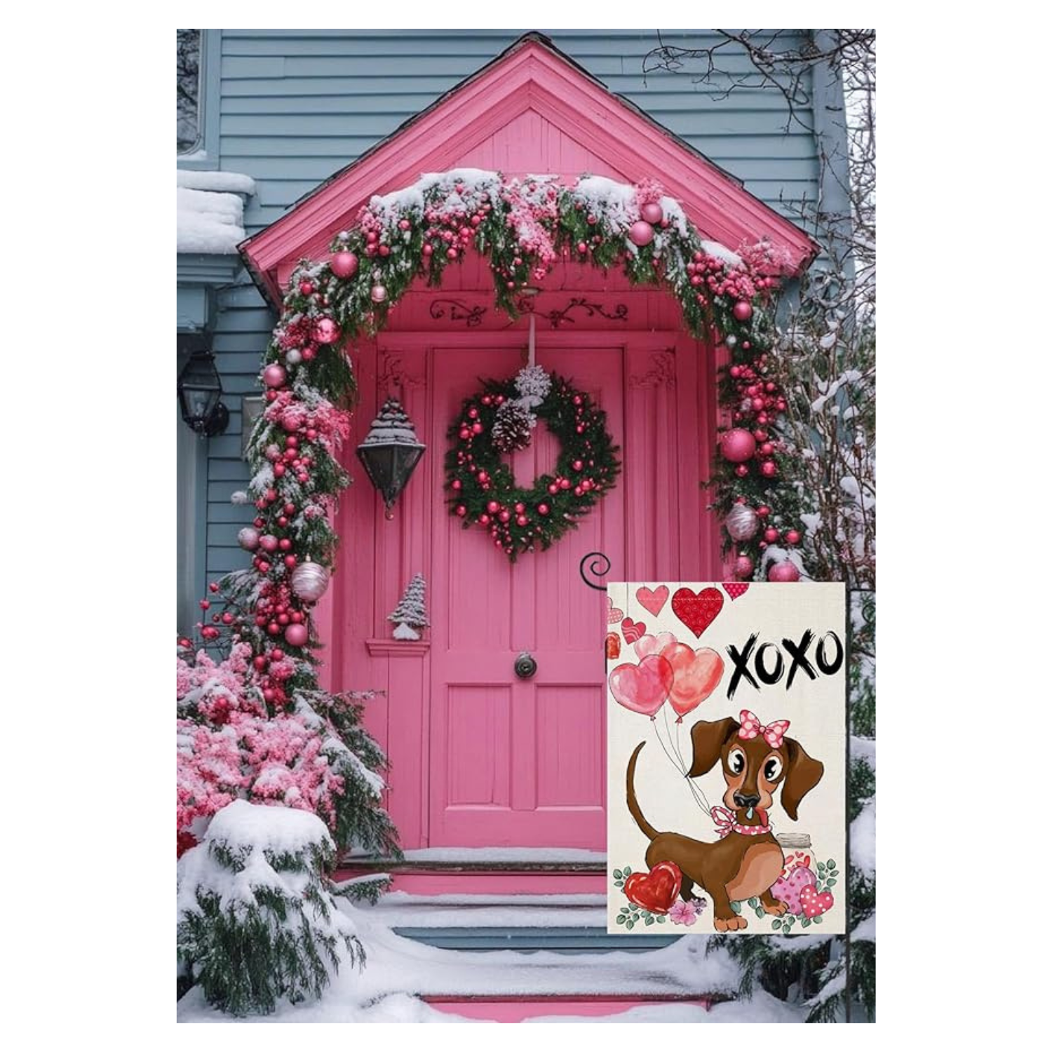 St Patricks Day Garden Flag With Shamrock And Plaid Design-Globe Flags