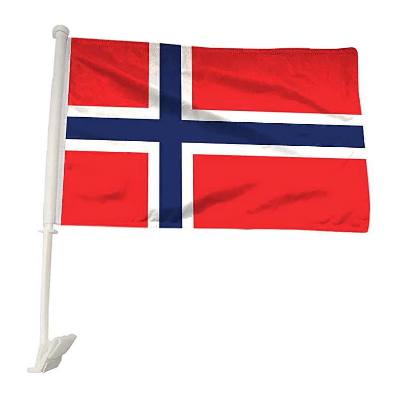Norway Flag Car Mount Accessory For Vehicles National Identity-Globe Flags