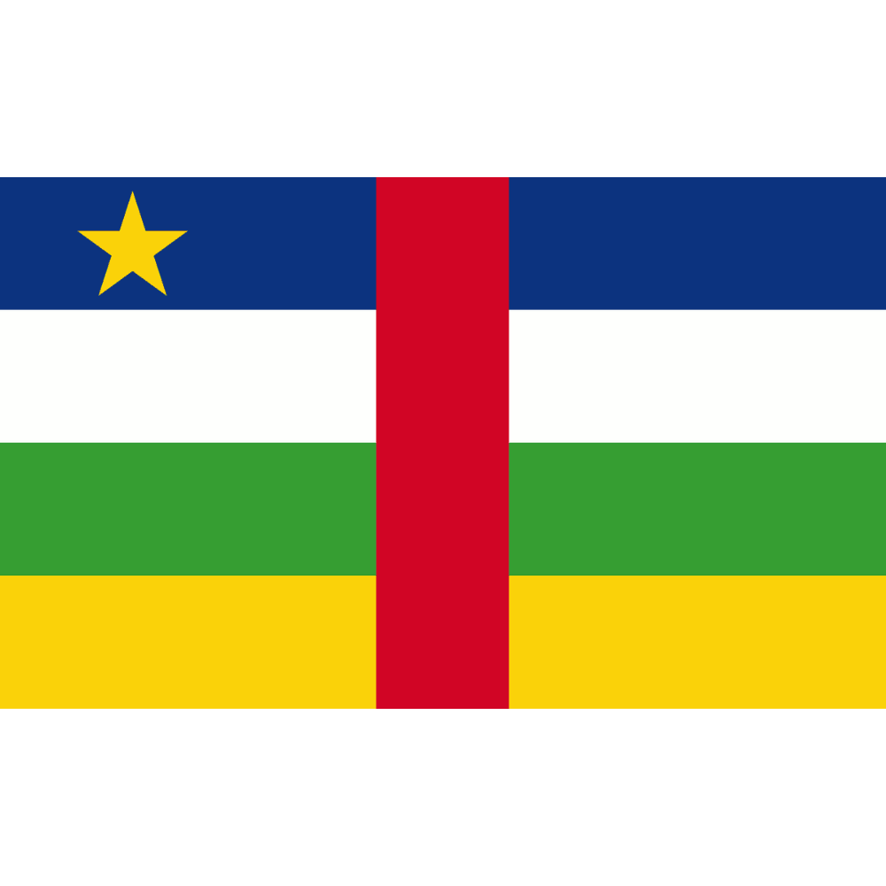 Central African Republic Flag-Globe Flags
