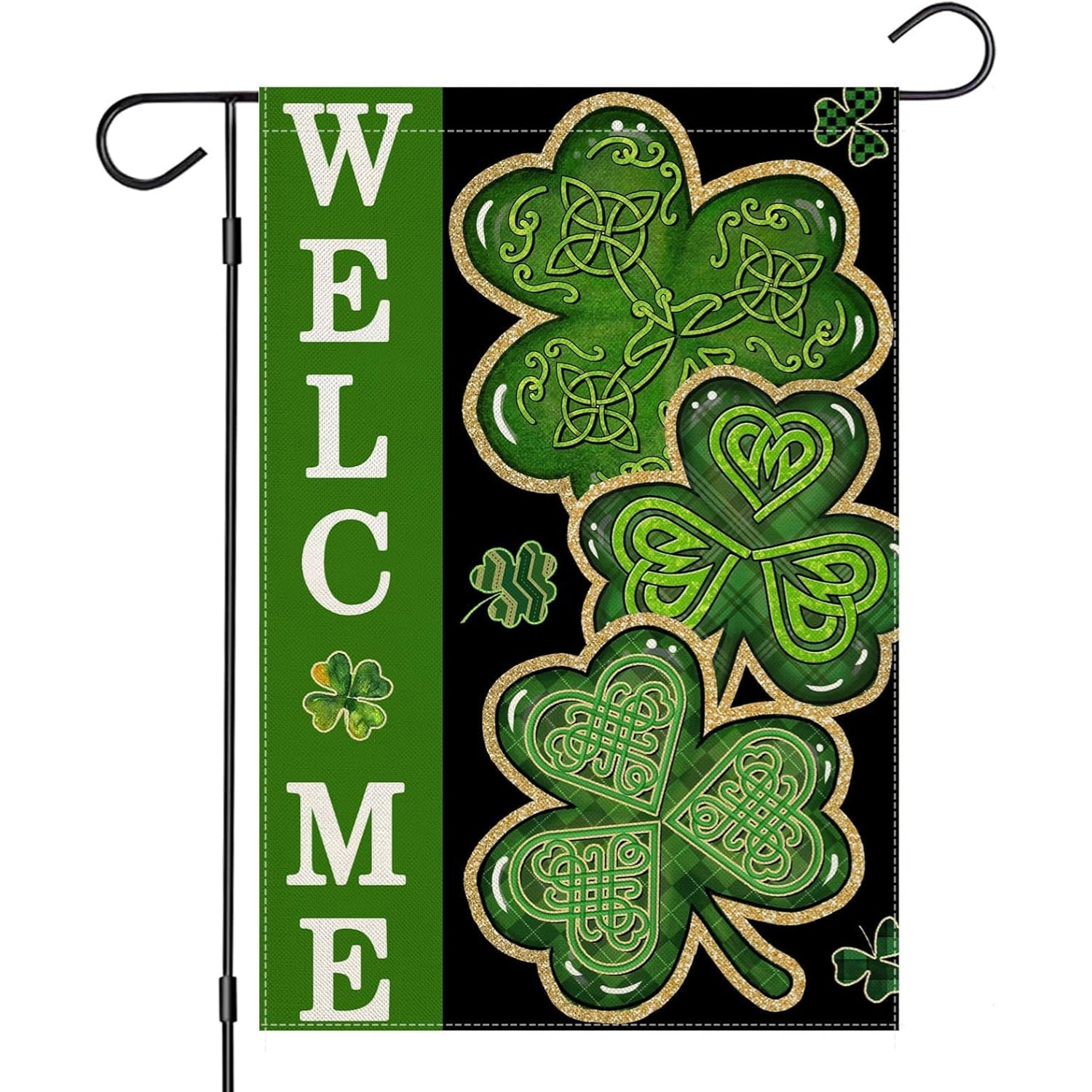 Seasonal Garden Flag With St Patricks Day Theme And Festive Design-Globe Flags