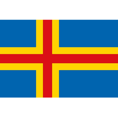 Åland Islands Flag, National Flag, Vivid Colors - Globe Flags
