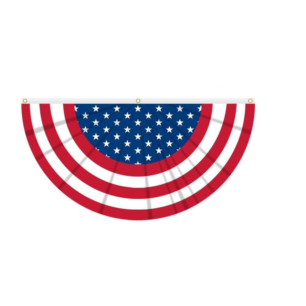 American National Day Flag close-up showing fabric texture and vivid colors