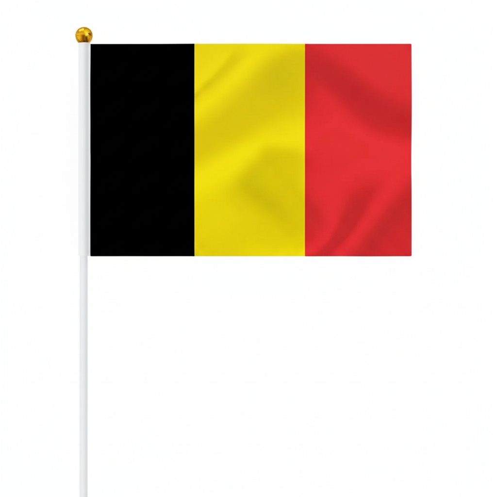 10 Pieces Of Official FIFA 2026 Belgium Mini Flags