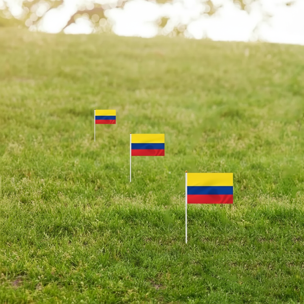 10 Pieces Of Official FIFA 2026 Colombia Mini Flags