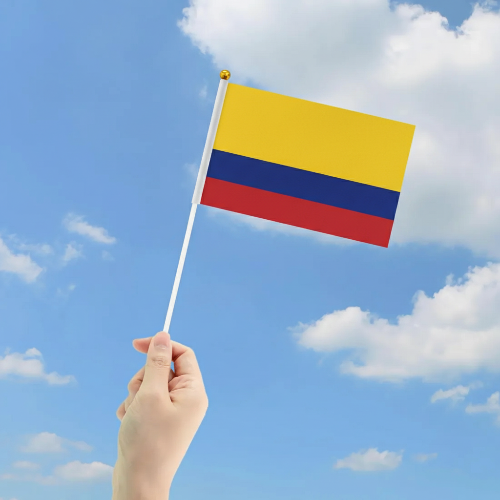 10 Pieces Of Official FIFA 2026 Colombia Mini Flags