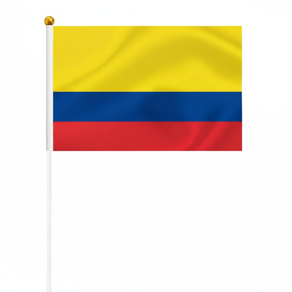 10 Pieces Of Official FIFA 2026 Colombia Mini Flags