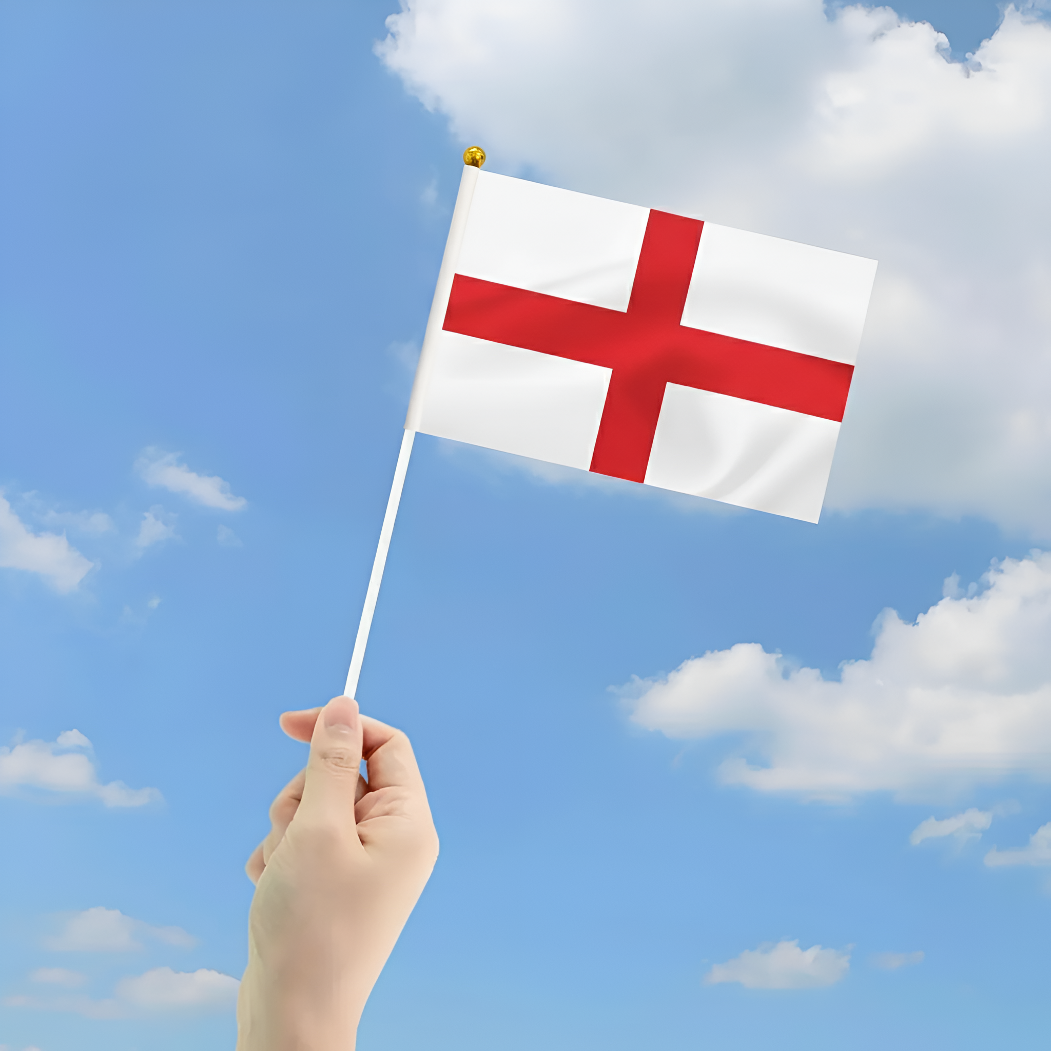 10 Pieces Of Official FIFA 2026 England Mini Flags