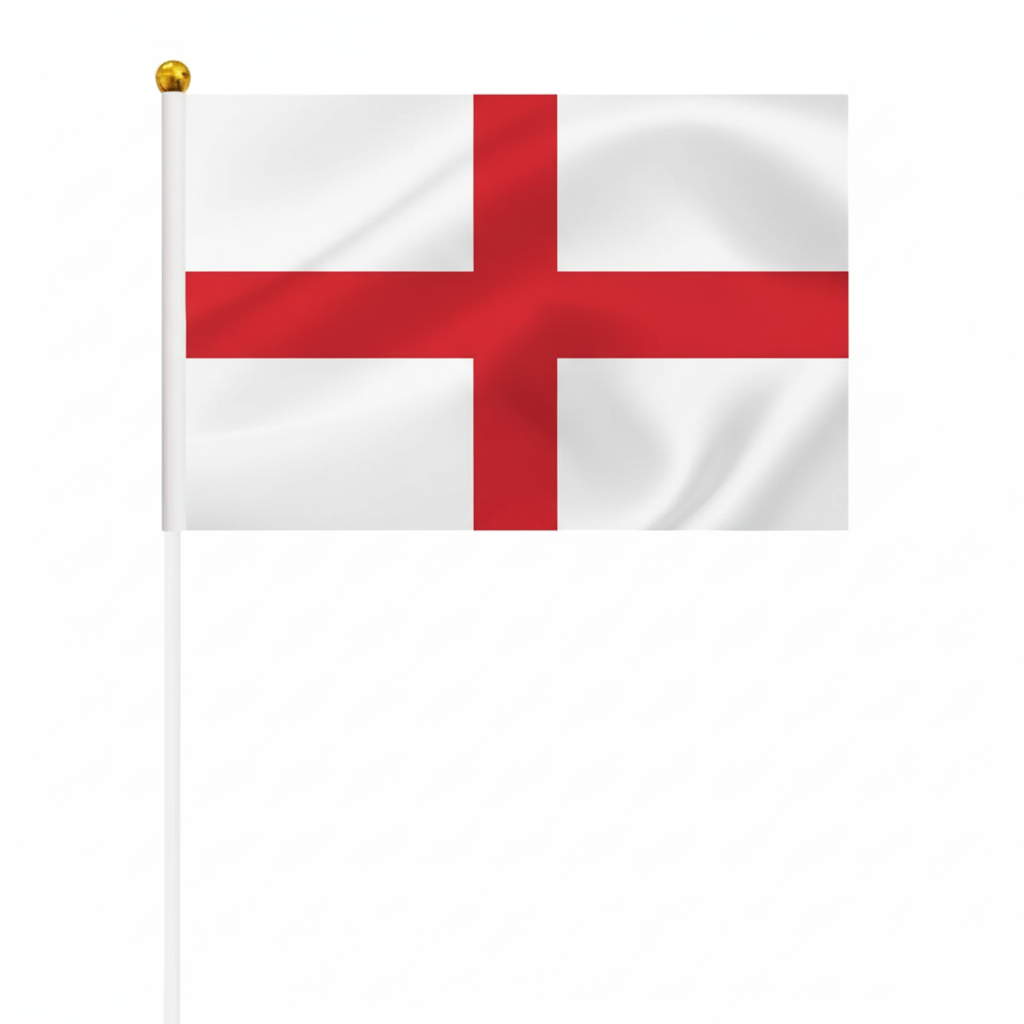 10 Pieces Of Official FIFA 2026 England Mini Flags