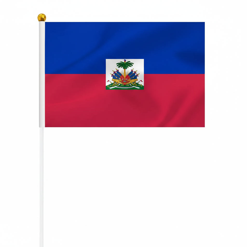 10 Pieces Of Official FIFA 2026 Haiti Mini Flags