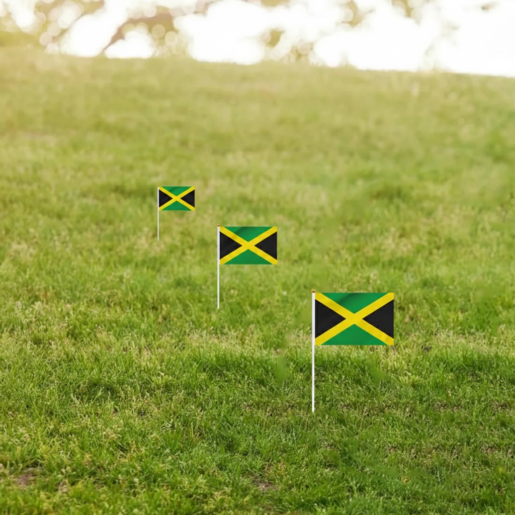 10 Pieces Of Official FIFA 2026 Jamaica Mini Flags