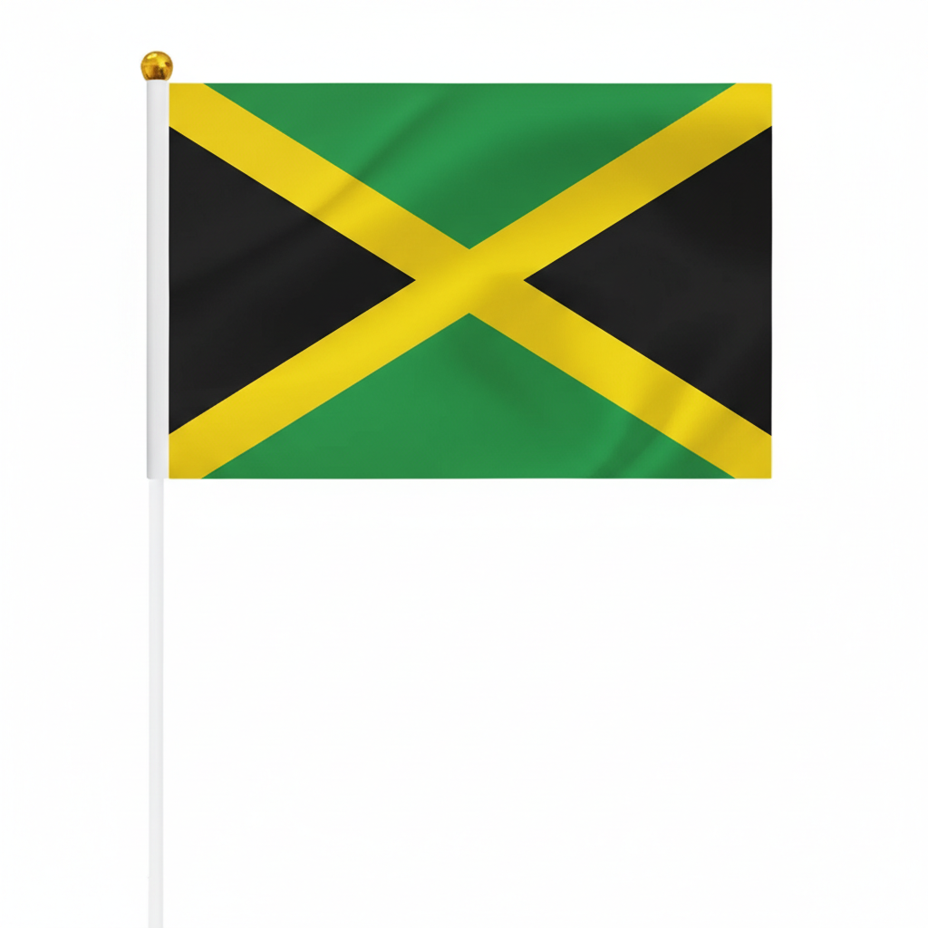 10 Pieces Of Official FIFA 2026 Jamaica Mini Flags