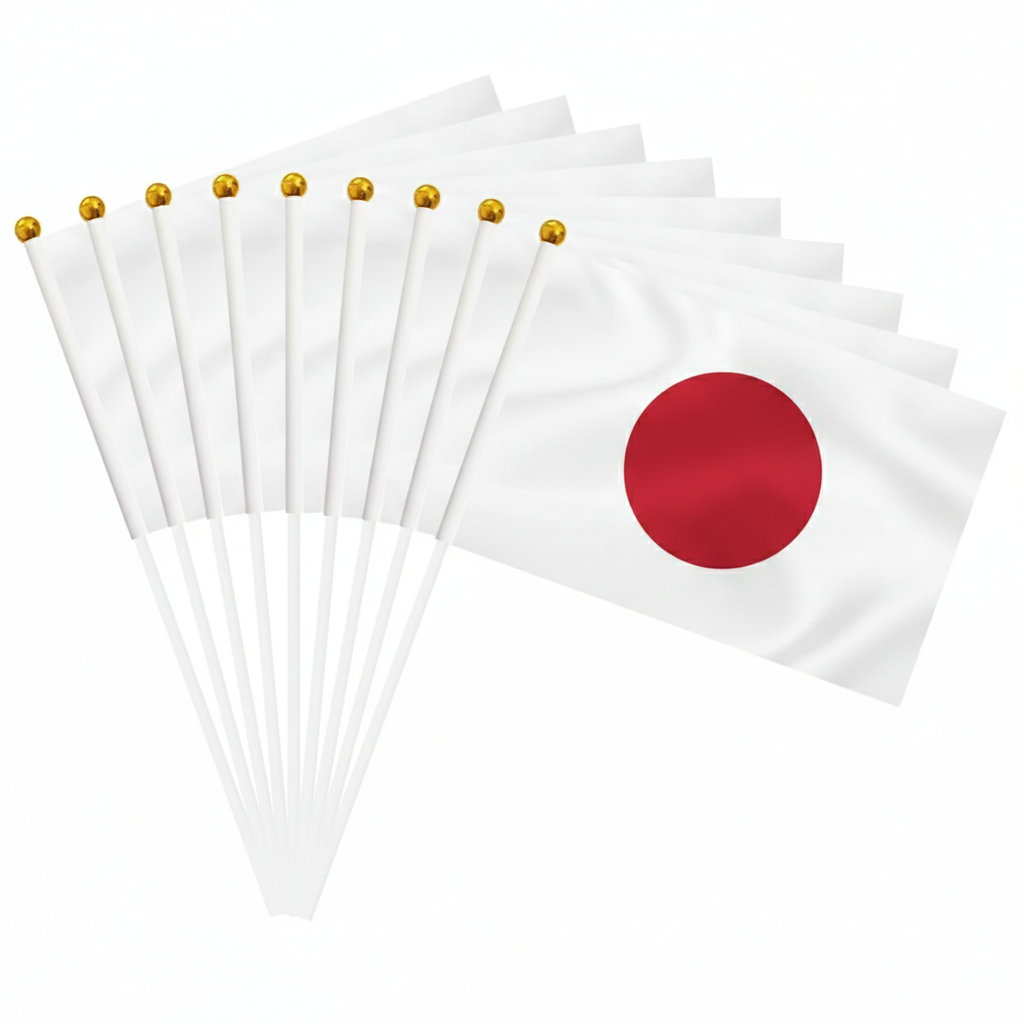 10 Pieces Of Official FIFA 2026 Japan Mini Flags