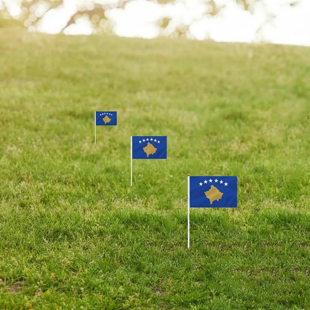 10 Pieces Of Official FIFA 2026 Kosovo Mini Flags