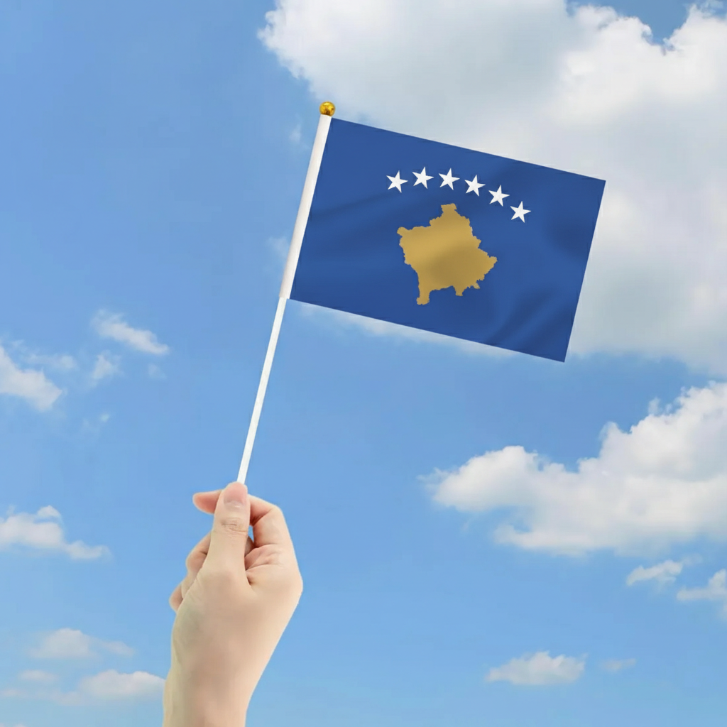 10 Pieces Of Official FIFA 2026 Kosovo Mini Flags