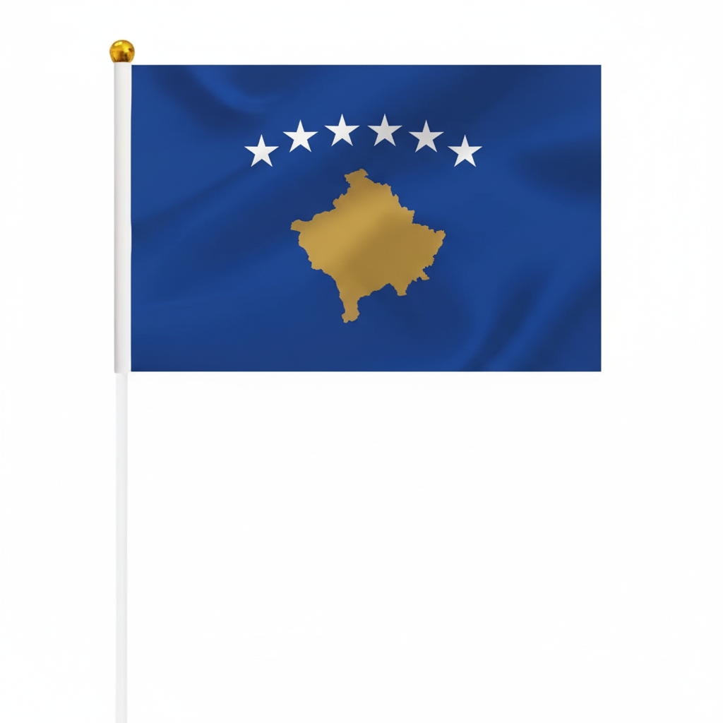 10 Pieces Of Official FIFA 2026 Kosovo Mini Flags