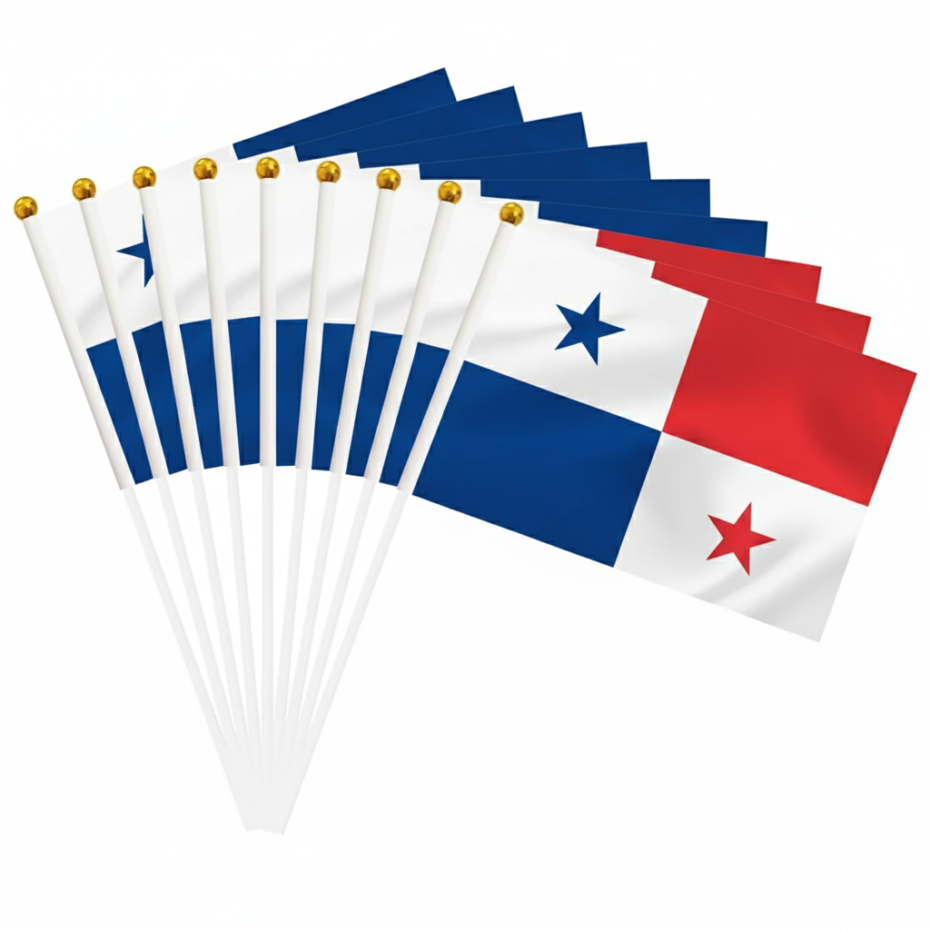 10 Pieces Of Official FIFA 2026 Panama Mini Flags