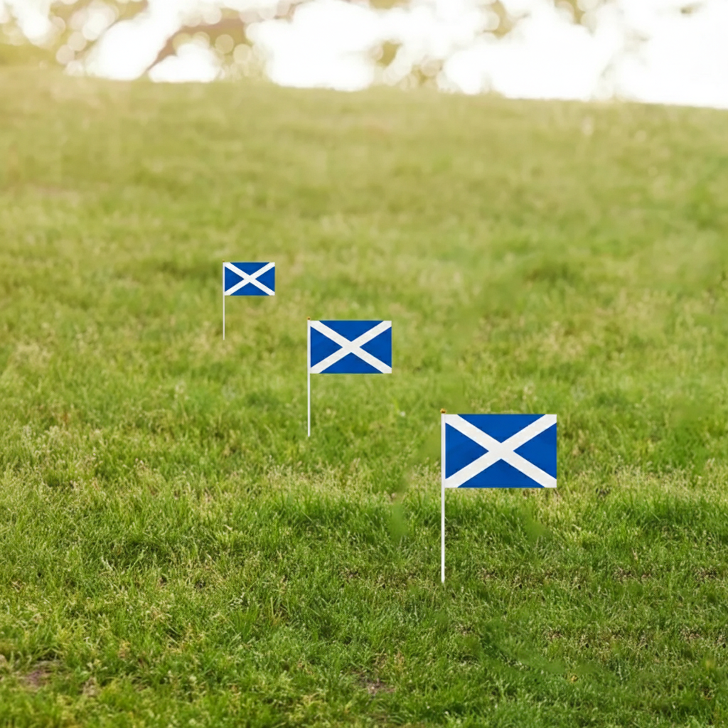 10 Pieces Of Official FIFA 2026 Scotland Mini Flags