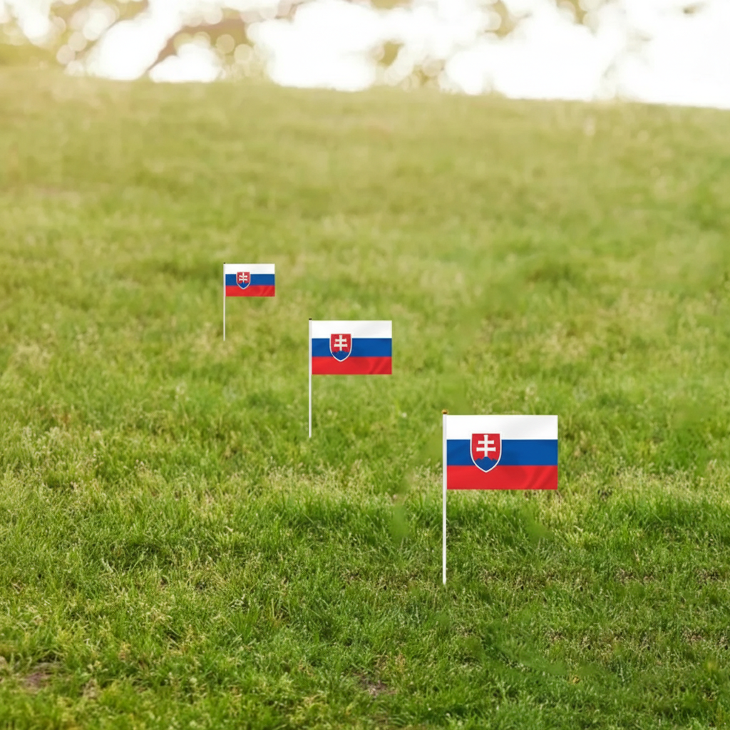 10 Pieces Of Official FIFA 2026 Slovakia Mini Flags