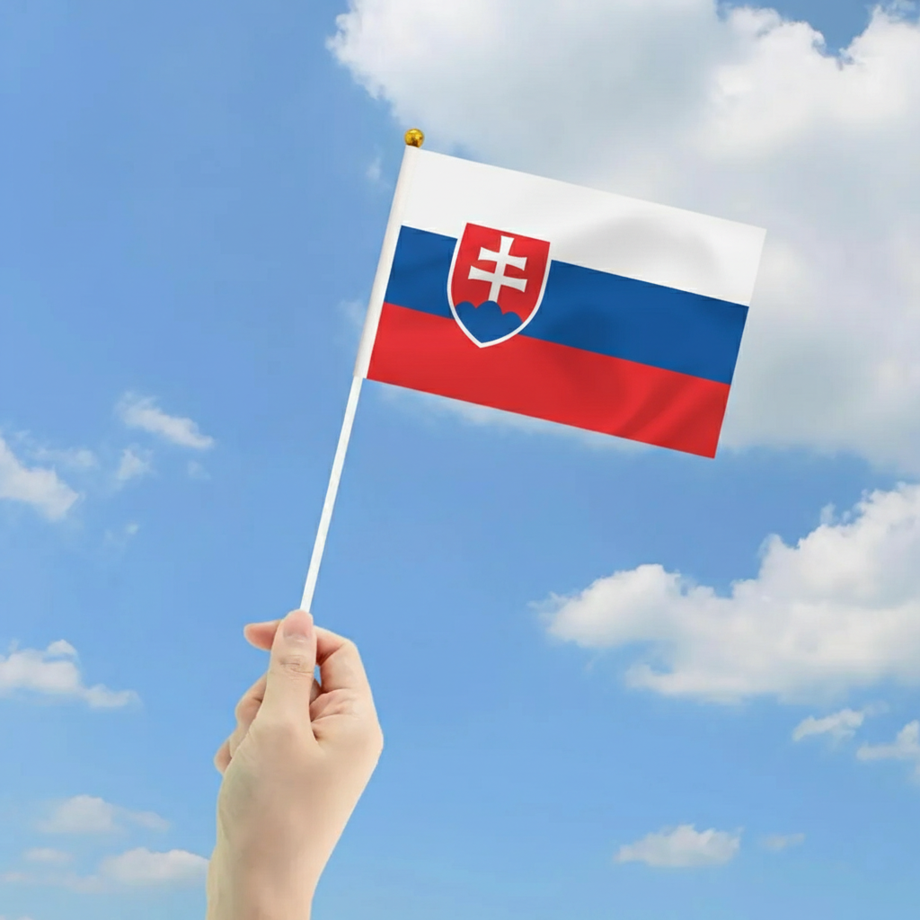 10 Pieces Of Official FIFA 2026 Slovakia Mini Flags